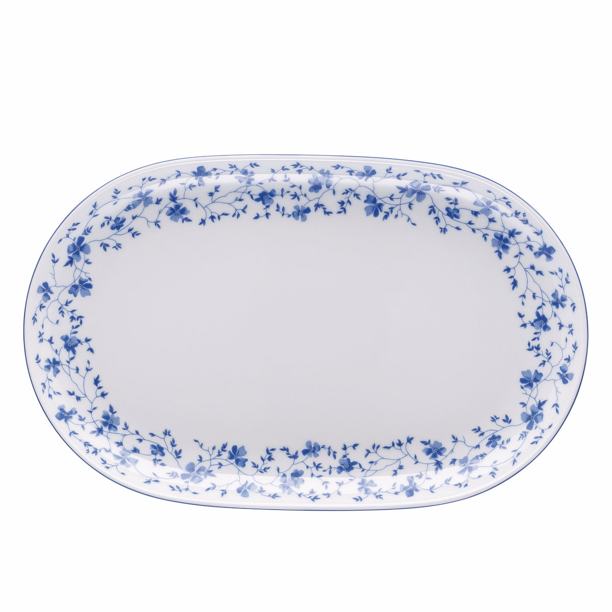 Rosenthal Form 1382 Blaublüten Oval plate 32 cm