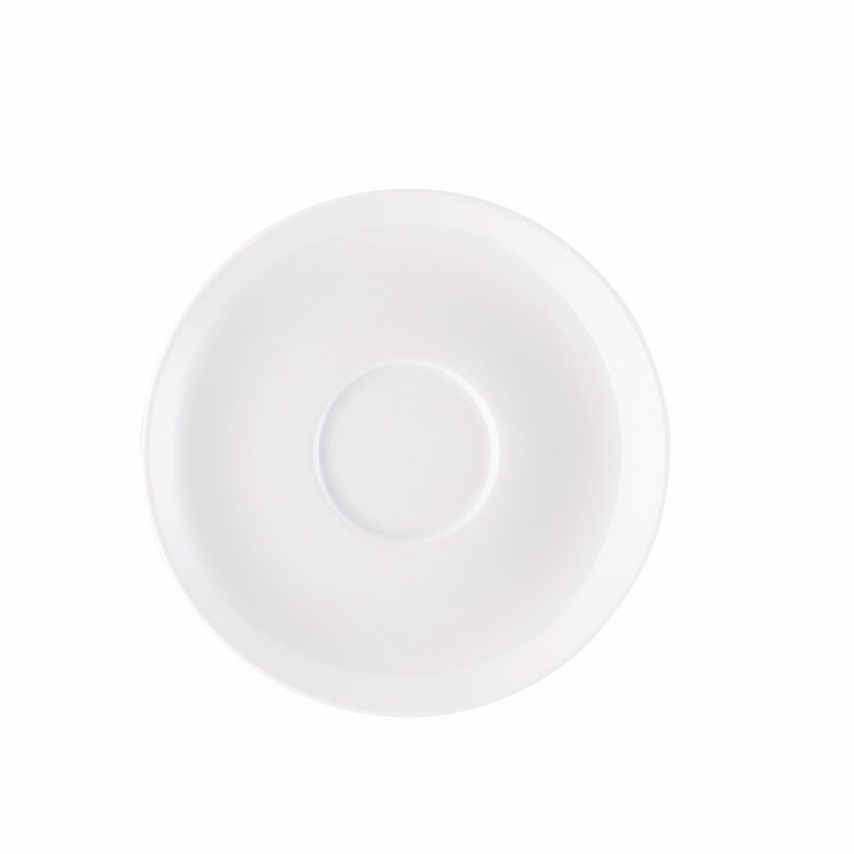 Rosenthal Form 1382 Weiß Untertasse für Tee,Cafè au lait 15 cm