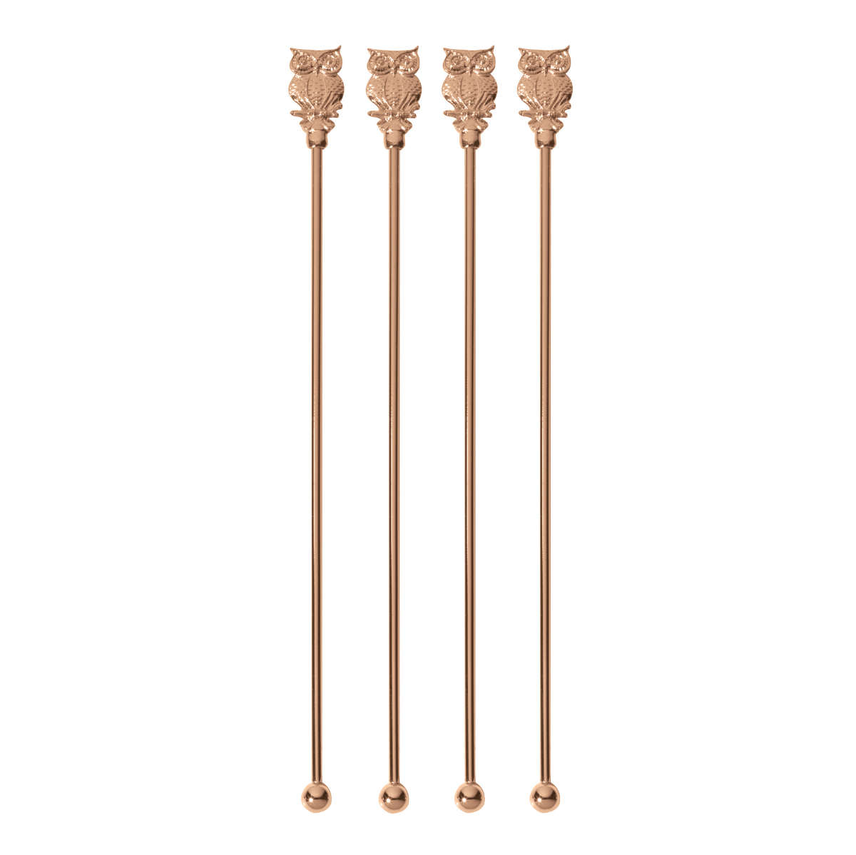 Sambonet Paderno Bar Utensils Cocktail Stirrer Owl Set 4 pcs 18.5 cm