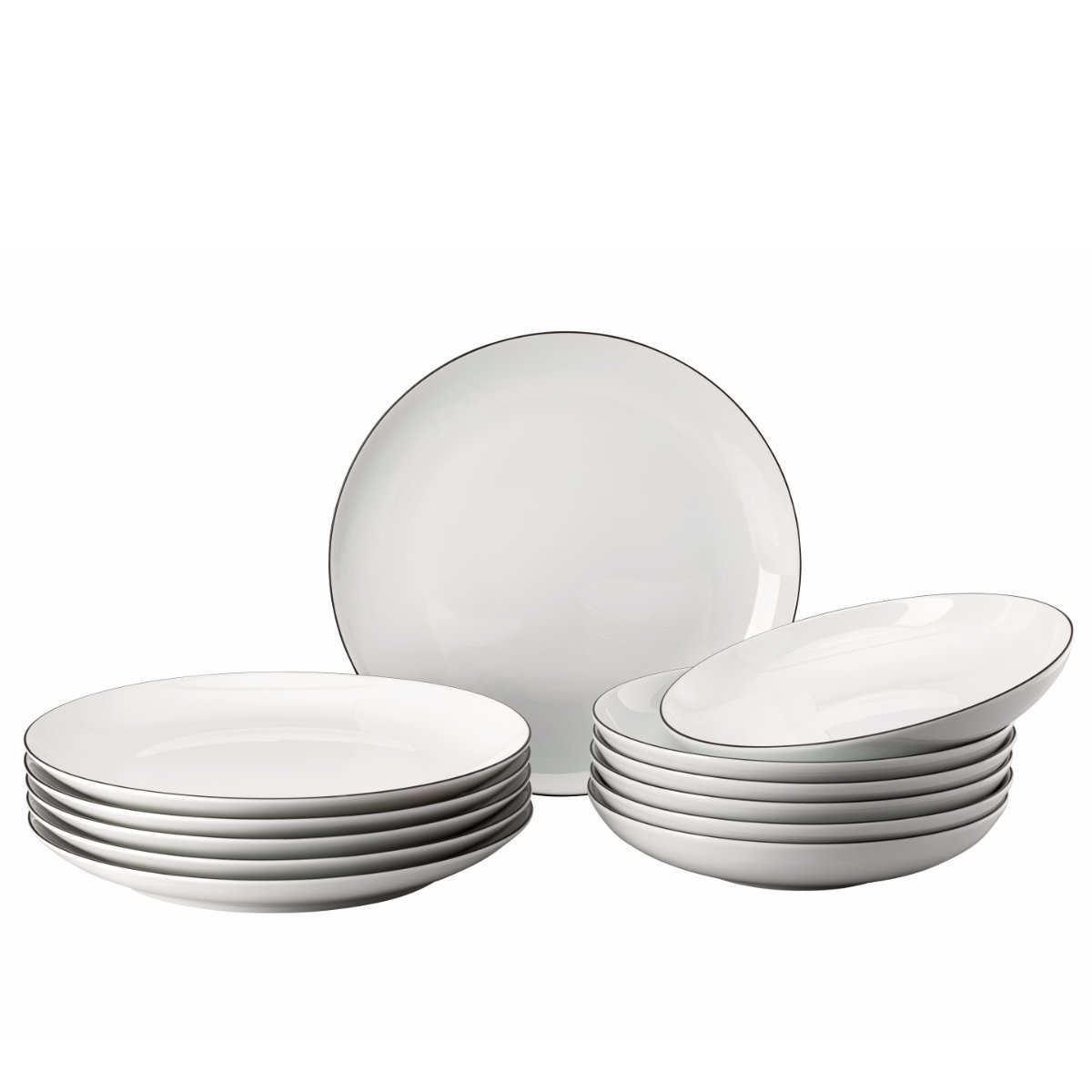 Thomas Cucina Colori Black Speise-Set 12-tlg.