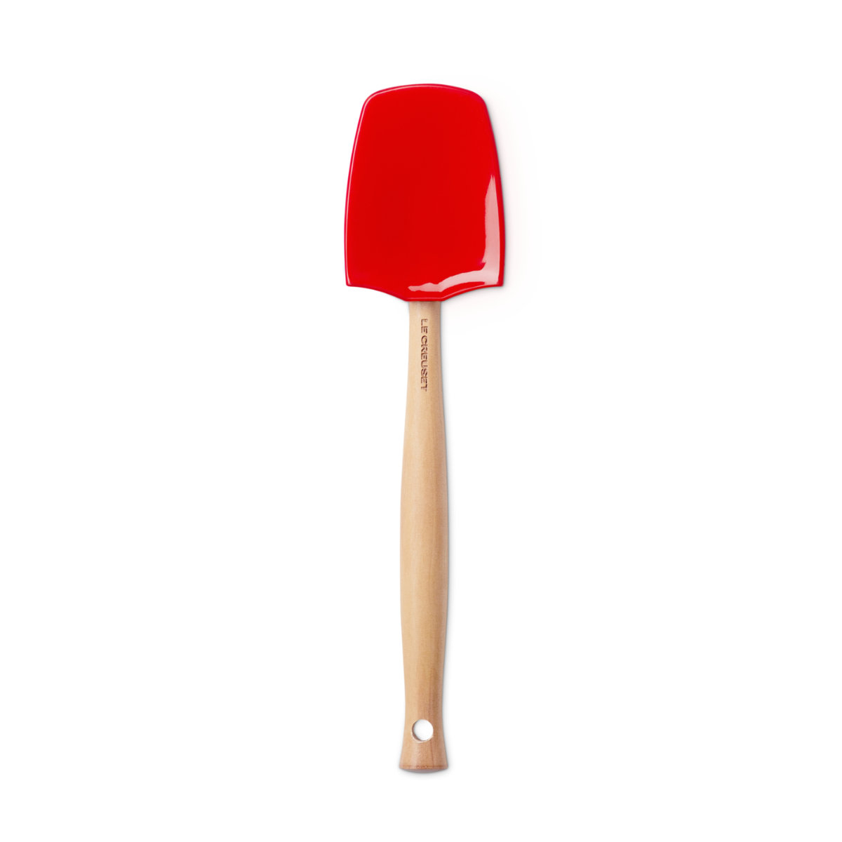 Le Creuset Küchenhelfer aus Silikon Grosser Kochlöffel Craft Kirschrot 28 cm