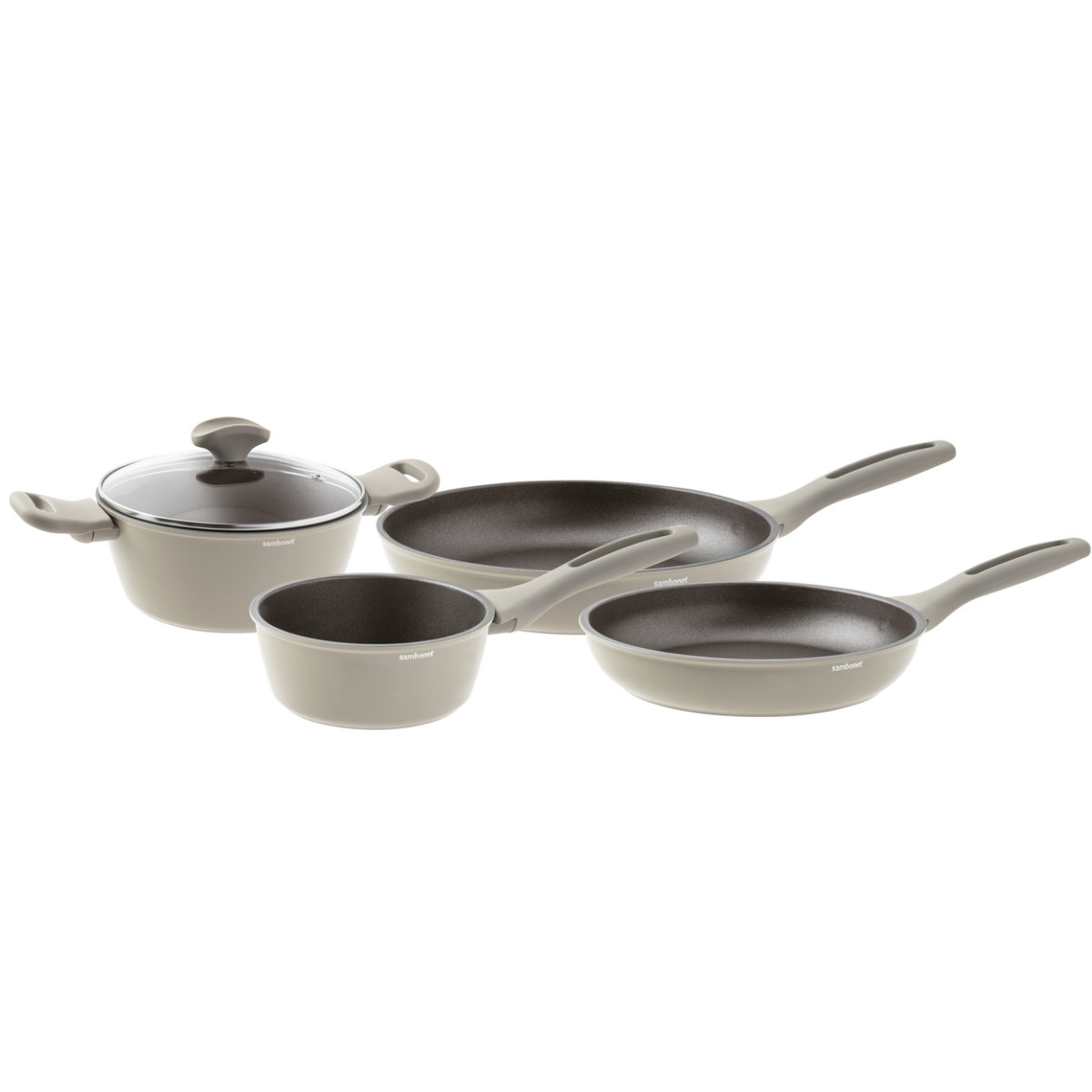 Sambonet Silver Force 5-piece cookware set