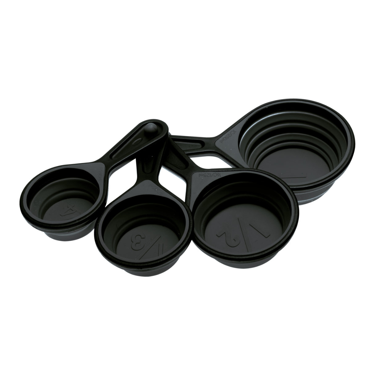 Sambonet Kitchen Gadget - Silikon grau Measuring cup 4 pcs