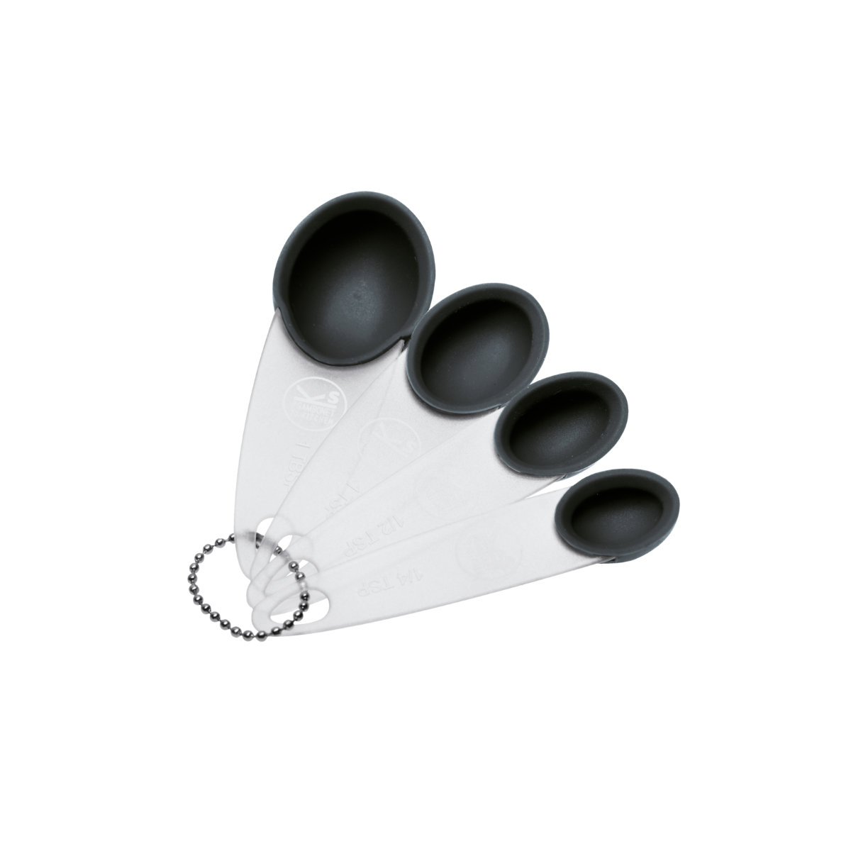 Sambonet Kitchen Gadget - Silikon grau Measuring spoons 4 pcs