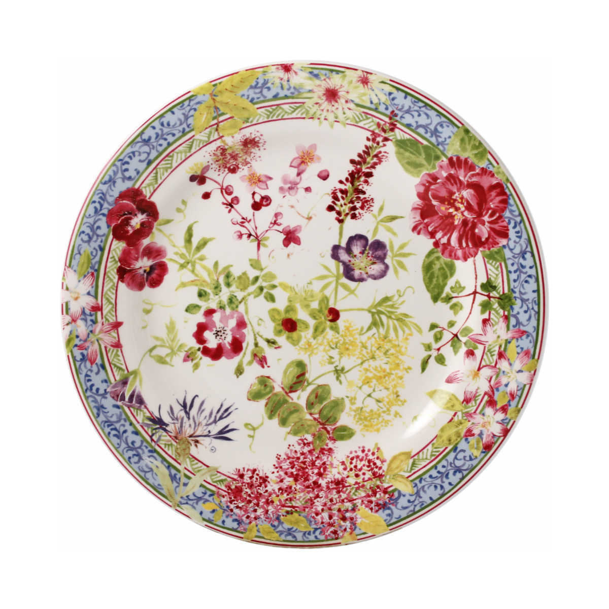 Gien Fayencerie Millefleurs Тарелка для завтрака 21,8 см