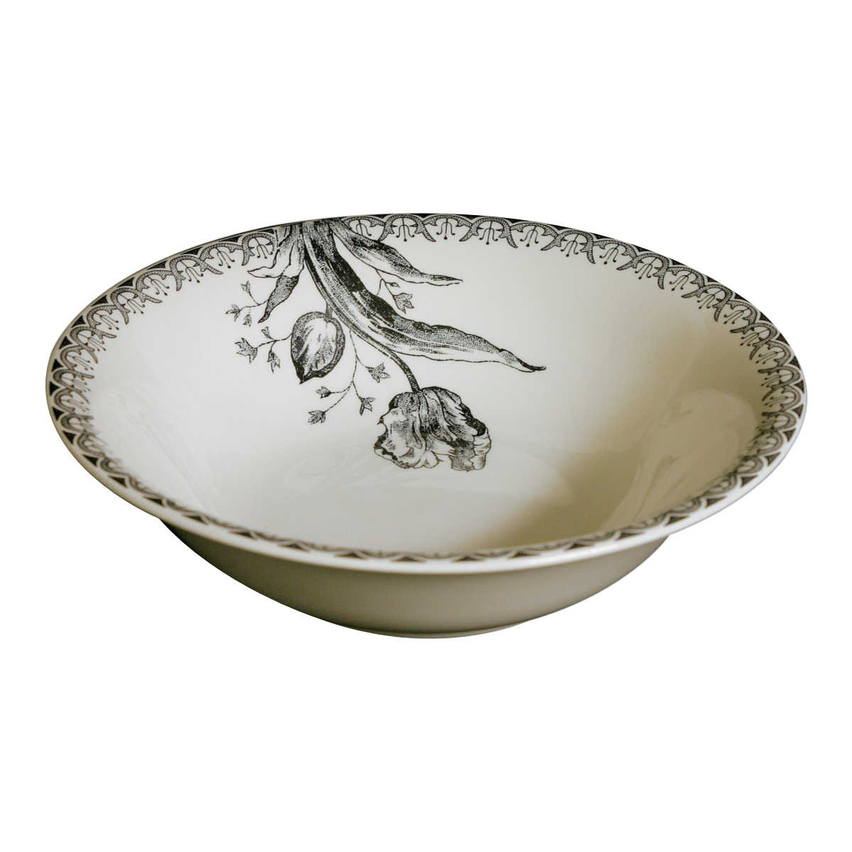 Gien 'Tulipes Noires' Müslischale / Obstschale 0,35 l