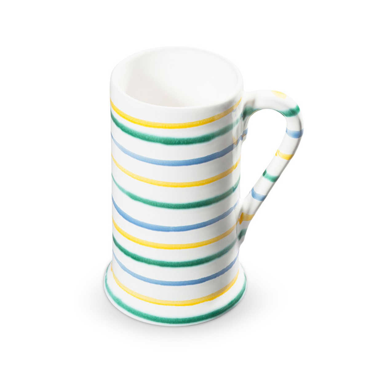 Gmundner керамика Buntgeflammt Пивной кружка формы-A маленький 0,3 L / h: 14 cm