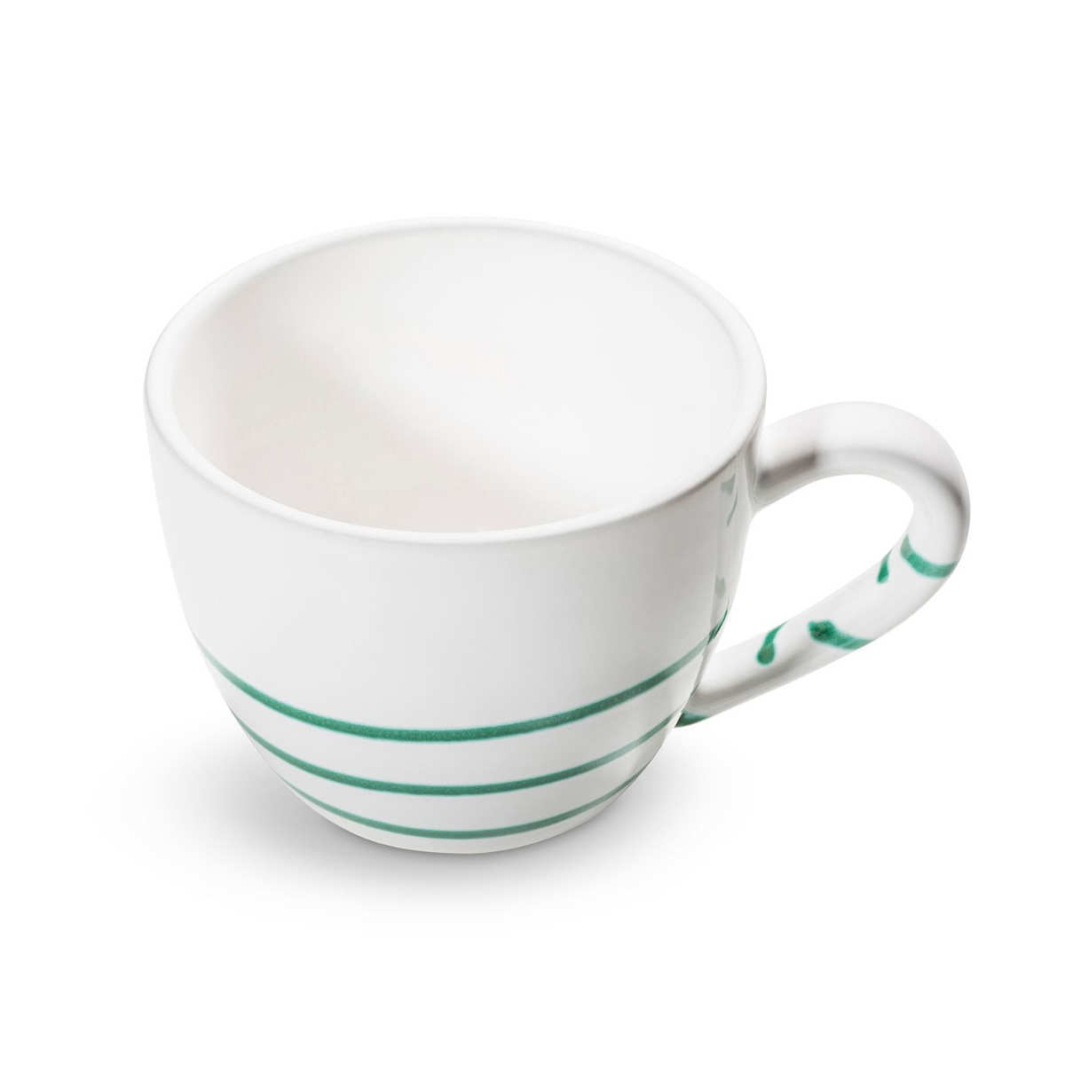 Gmundner Keramik Pur Geflammt Grün Tea cup Maxima 0.4 L / h: 9 cm