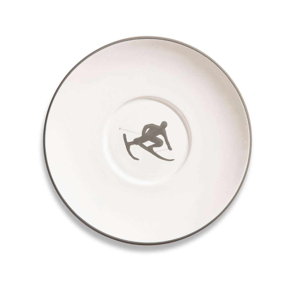 Gmundner Keramik Toni Grau Tee-Untertasse Maxima 18 cm