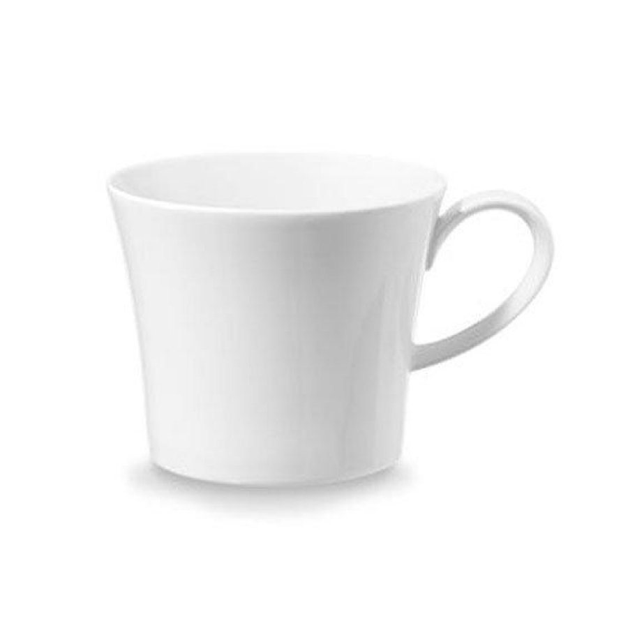 KPM Berlin Weiß Frühstücks Obertasse / Becher mit Henkel 0,30 L