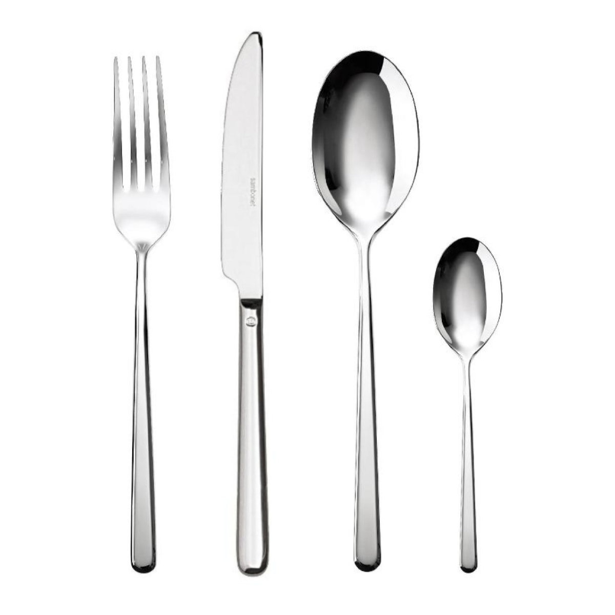 Sambonet Linear - Edelstahl 18/10 24-piece cutlery set. Full tang / Monoblock