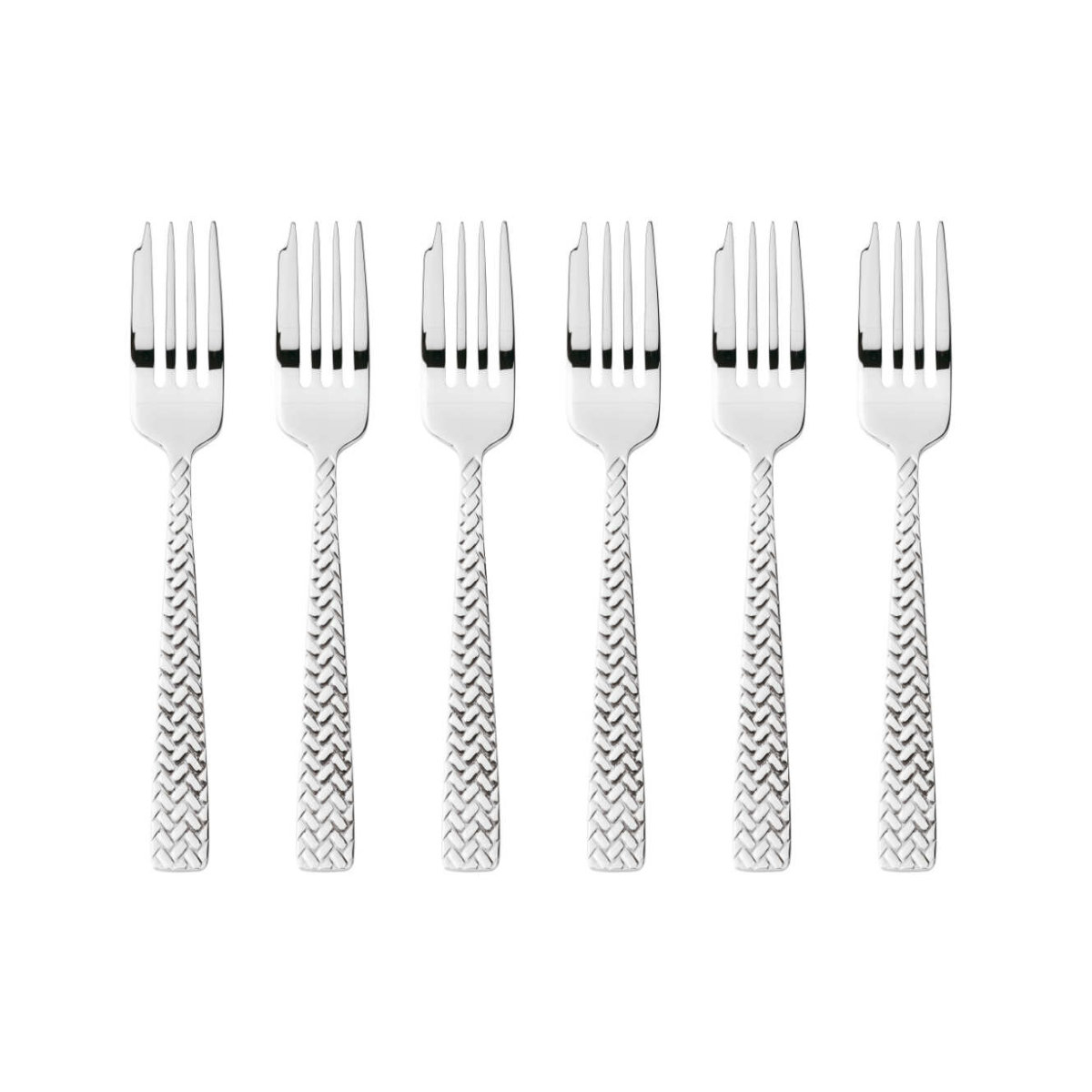 Sambonet Cortina Edelstahl 18/10 Set of 6 cake forks