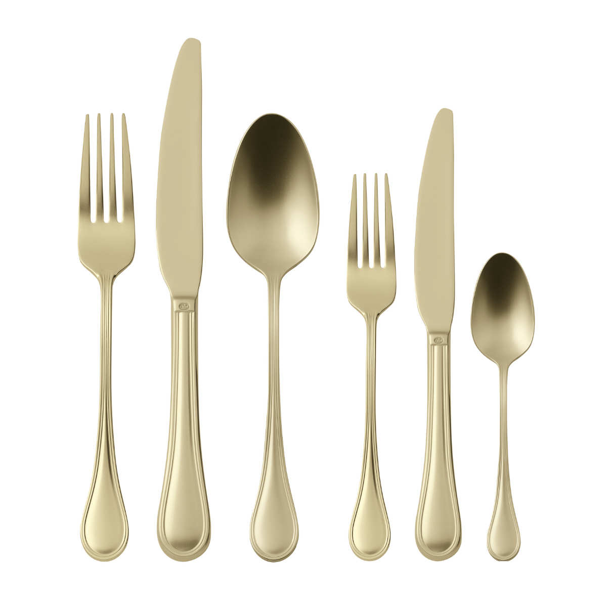 Sambonet Royal Antique Edelstahl PVD / champagerfarben 36-piece cutlery set