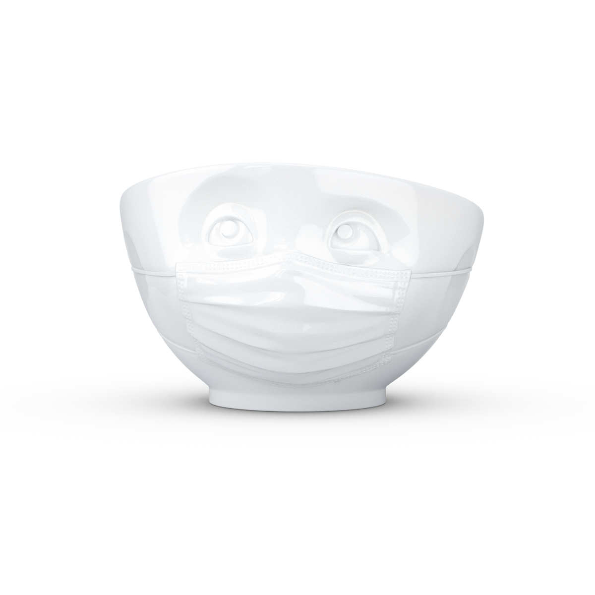 Fiftyeight Products TV Tassen TV Milk Coffee Cup - White Bowl Confident 0.5 L