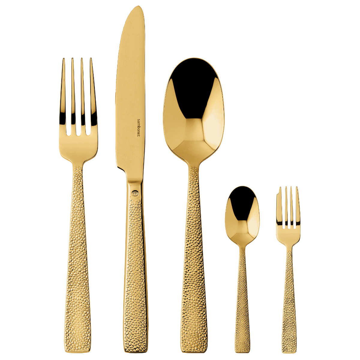 Sambonet Siena Edelstahl PVD / Gold 30-piece cutlery set