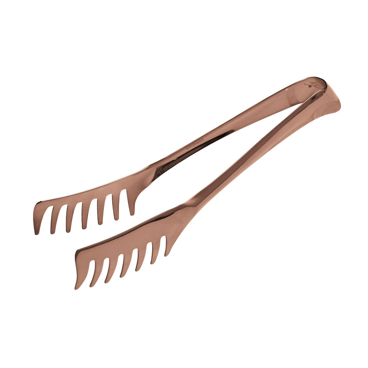 Sambonet Living Edelstahl PVD / Kupfer Spaghetti tongs 21 cm