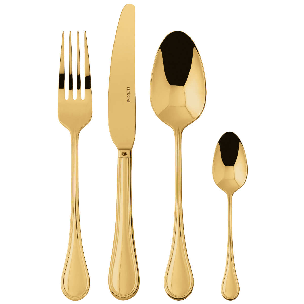 Sambonet Royal Edelstahl PVD / Gold 24-piece cutlery set
