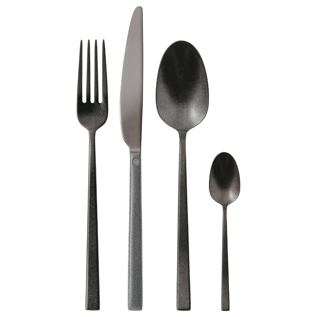 Sambonet Rock Diamond Edelstahl PVD / 2Black 24-piece cutlery set