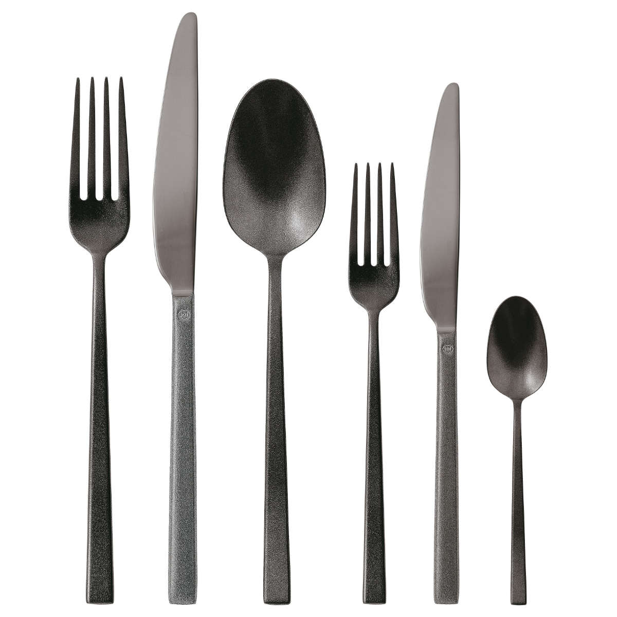 Sambonet Rock Diamond Edelstahl PVD / 2Black 36-piece cutlery set