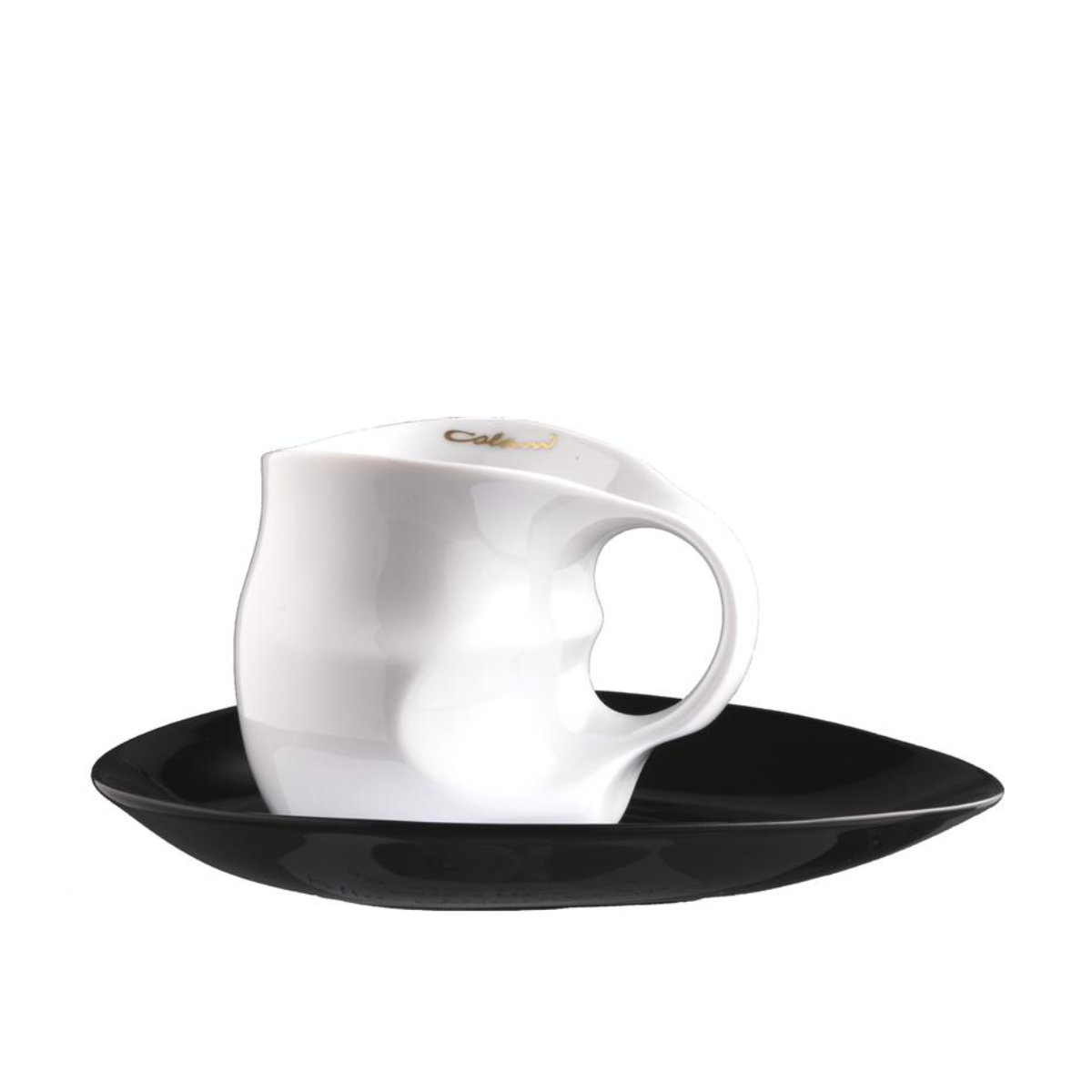 Luigi Colani Porzellan Ab ovo Black & White Kaffeetasse / Cappuccinotasse 2-tlg. 0,23 L