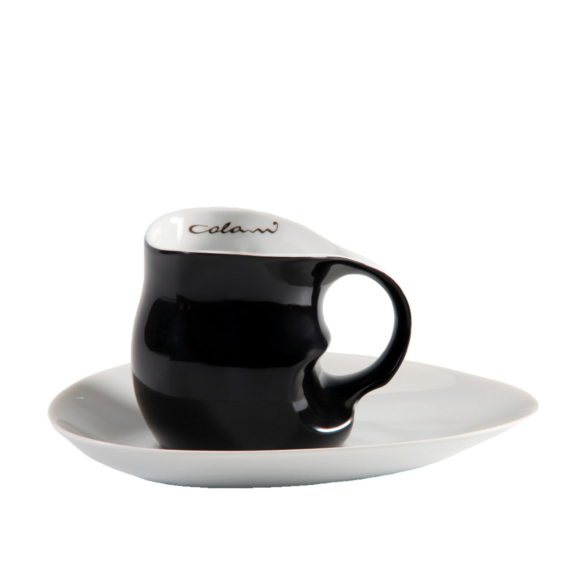 Luigi Colani Porzellan Ab ovo Black & White Kaffeetasse / Cappuccinotasse 2-tlg. 0,23 L
