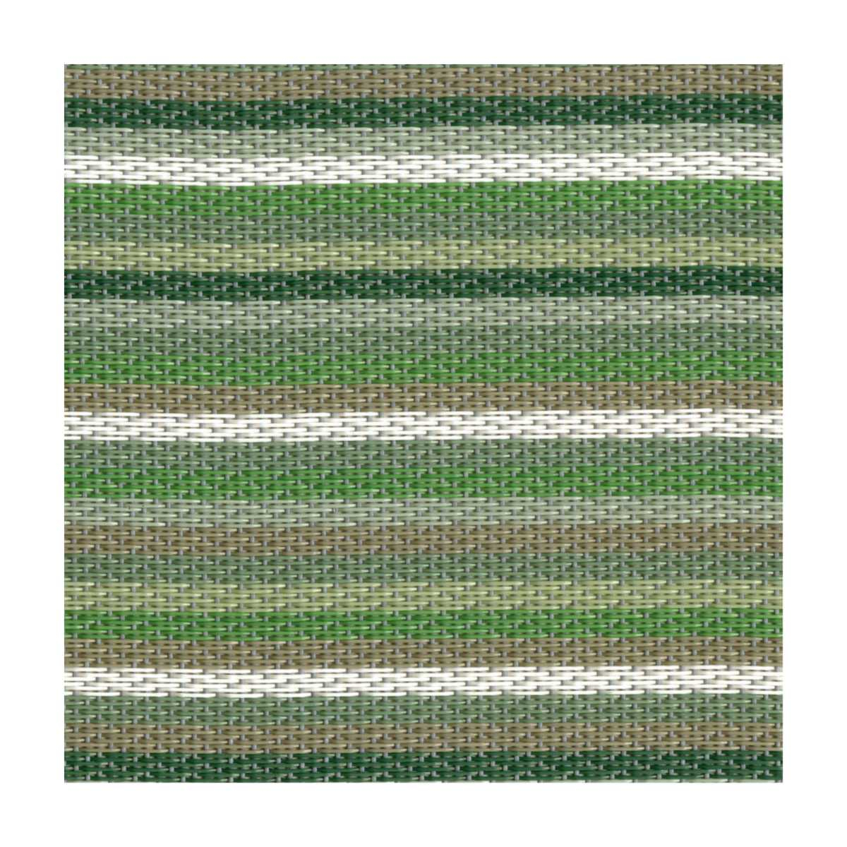 Sambonet Linea Q Tischsets Table mat 1 pc. green striped 42x33 cm