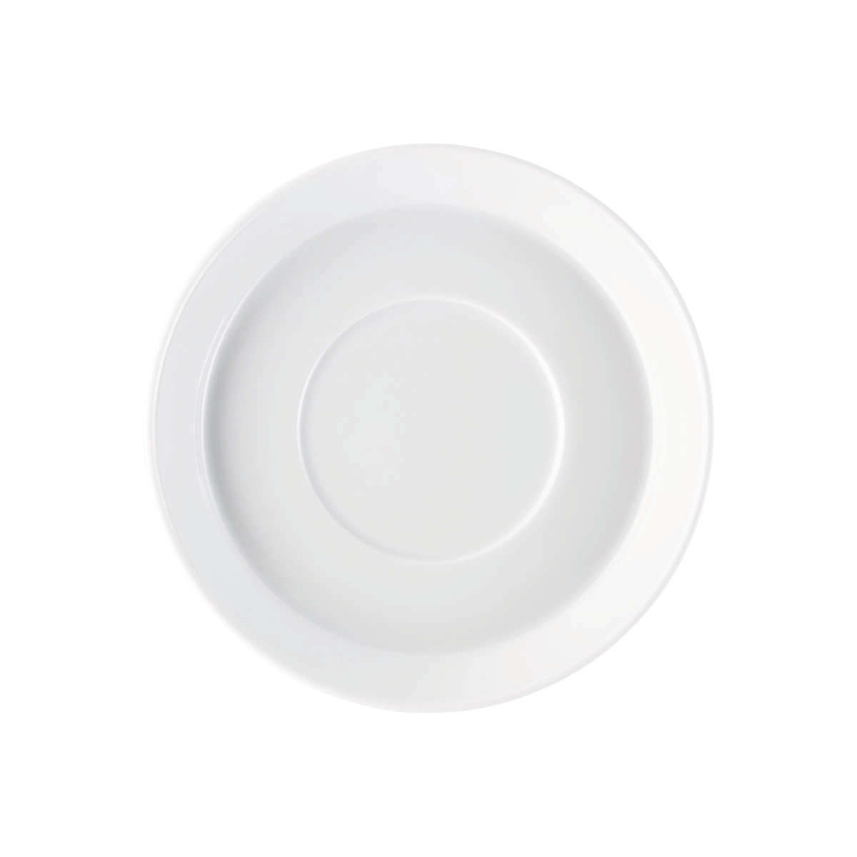 Thomas Tric Weiß Untertasse für Kaffee, Tee, Cafè au lait, Becher 15 cm