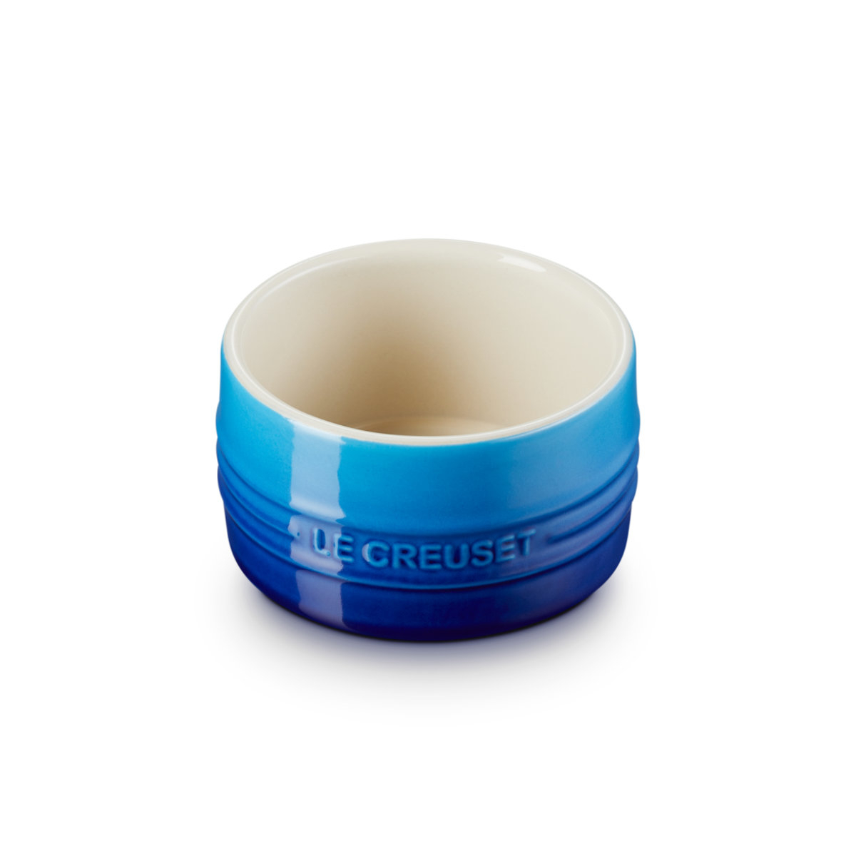 Le Creuset Poterie Förmchen Stackable ramekin azure blue 8 cm
