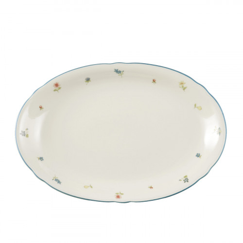 Seltmann Weiden Marie-Luise Streublume Platte oval 31 cm