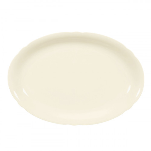 Seltmann Weiden Marie-Luise Elfenbein Platte Oval 35 cm