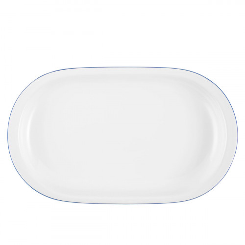 Seltmann Weiden Compact Blaurand Servierplatte oval 33 cm