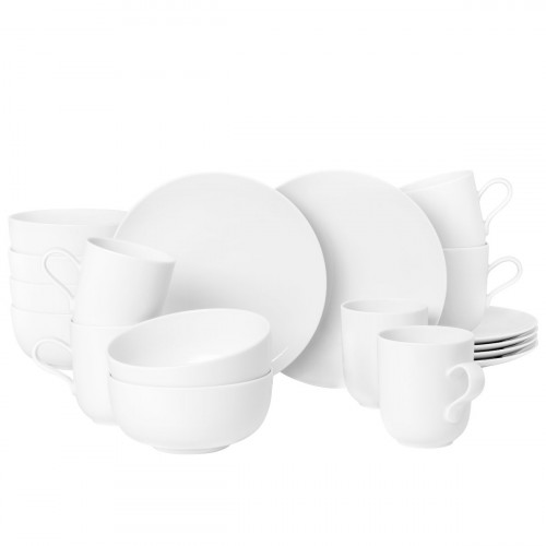 Seltmann Weiden Liberty Weiß Frühstück-Set 18-tlg.