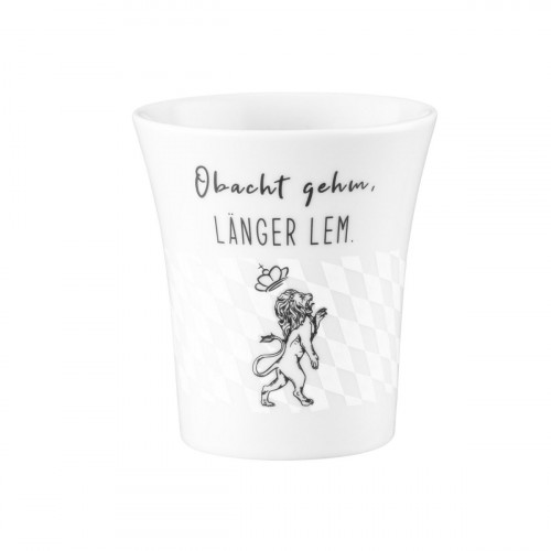 Seltmann Weiden Sprüche-Becher Becher mit Henkel Obacht gem 0,40 L