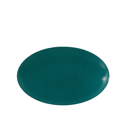 Seltmann Weiden Life Fashion - Trendy Petrol Servierplatte oval 33x18 cm