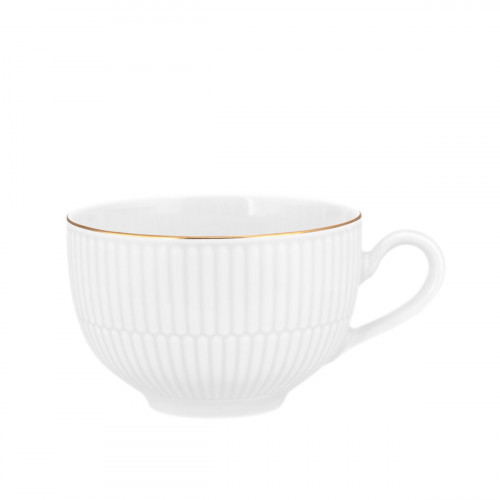 Seltmann Weiden Amina Weiß Goldrand Milchkaffeeobertasse 0,35 L