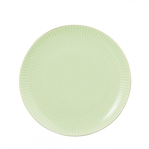 Seltmann Weiden Amina Seladon Goldrand Frühstücksteller rund 22,5 cm