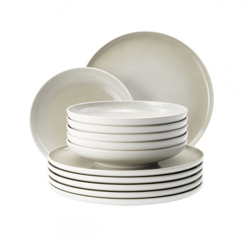 Seltmann Weiden Sento Home Aura Cream Tafelservice 12-tlg.