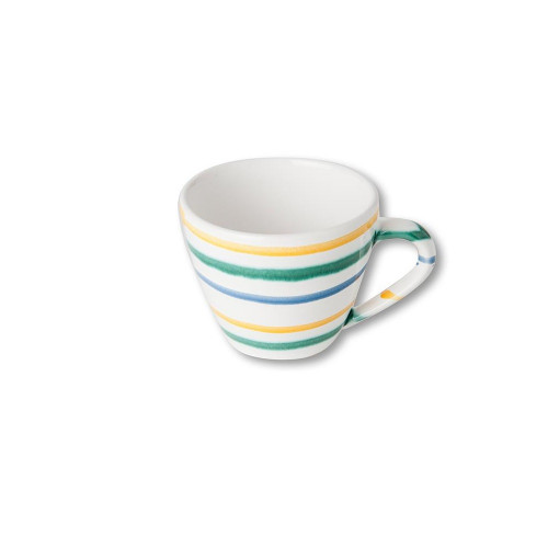 Gmundner Keramik Buntgeflammt Cappuccino-Obertasse 0,16 L / h: 6,8 cm
