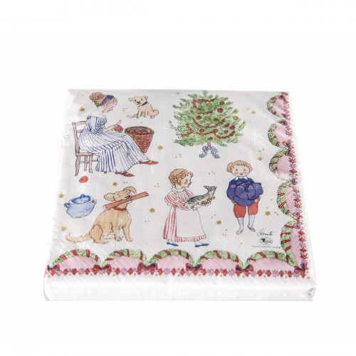 Hutschenreuther Sammelkollektion 2026 Weihnachtsschmaus Servietten 33x33 cm 20 Stück