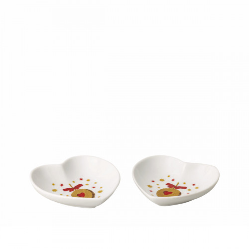 Hutschenreuther Christmas Love Herzschalen Set 2-tlg. 9 cm