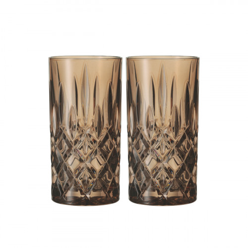 Nachtmann Noblesse Longdrink Glas Tobacco Set 2-tlg. 0,39 L