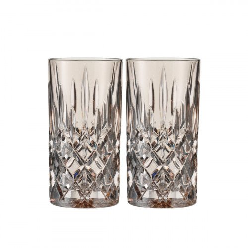 Nachtmann Noblesse Longdrink Glas Taupe Set 2-tlg. 0,39 L