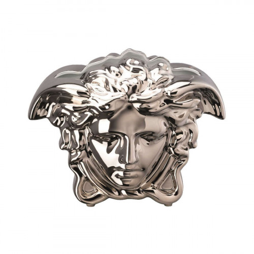 Rosenthal Versace Medusa Grande Vase silver 21 cm