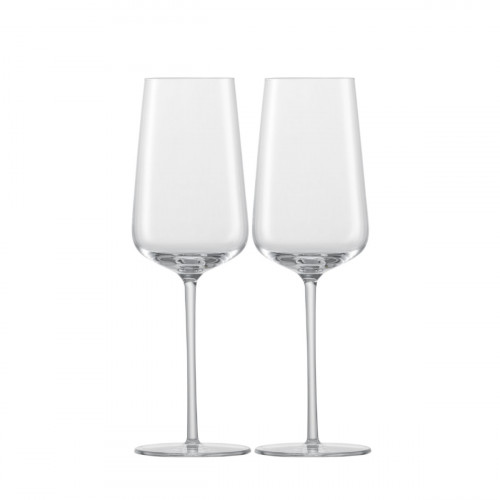 Zwiesel Glas Vervino Champagnerglas mit Moussierpunkt Set 2-tlg. 0,34 L