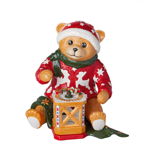 Villeroy & Boch Christmas Toys Memory Teddy mit Windlich 25 cm