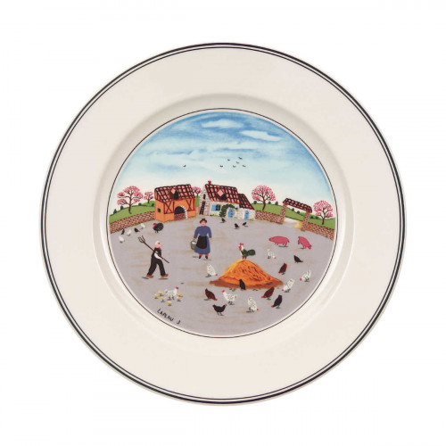 Villeroy & Boch Design Naif Frühstücksteller Hühnerhof 21 cm