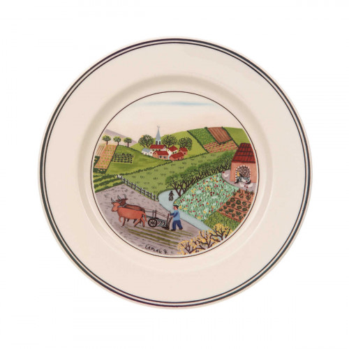 Villeroy & Boch Design Naif Brotteller Feldarbeit 17 cm