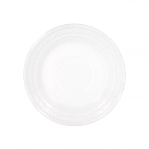 KPM Kurland Weiß Mokka Untertasse 12,5 cm