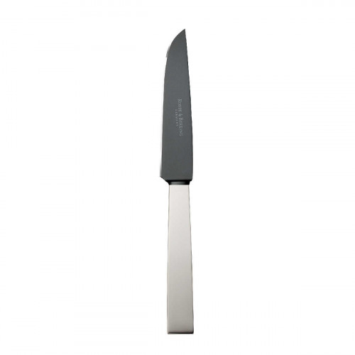 Robbe & Berking Riva - 150 g versilbert Steakmesser Frozen Black 223 mm