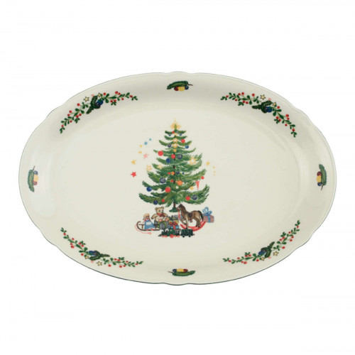 Seltmann Weiden Marie-Luise Weihnachten Platte oval 35 cm